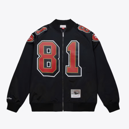 Terrell Owens Black San Francisco 49ers Maxxed Out Satin Jacket