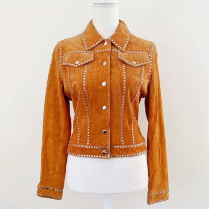 Vintage Y2K Studded Suede Jacket ASO Buffy Summers in BTVS
