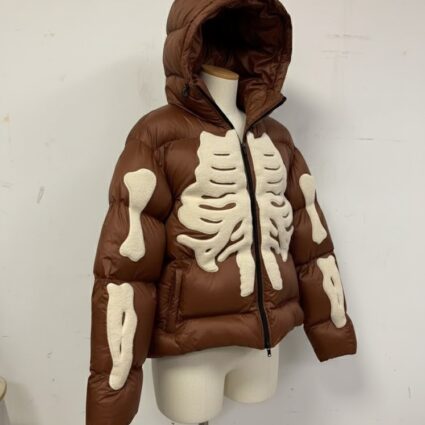 Bone Skeleton Puffer Jacket