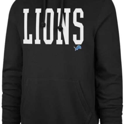 Eminem Detroit Lions Black Dime Headline Long Sleeve Hoodie