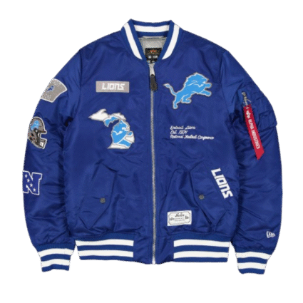 Eminem Detroit Lions MA-1 Full-Zip Bomber Jacket
