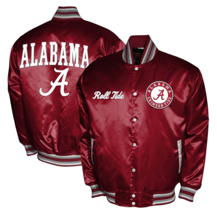 Franchise Club Alabama Crimson Tide Satin Jacket