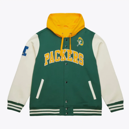 Green Bay Packers Sideline Varsity Fleece Jacket
