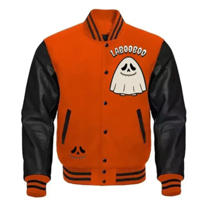 Halloween Labubu Ghostface Varsity Jacket