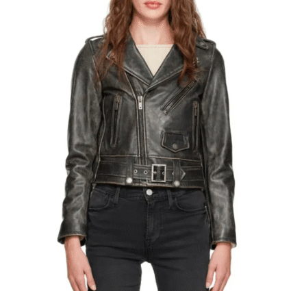 Head Over Heels Park Seong Ah Leather Jacket