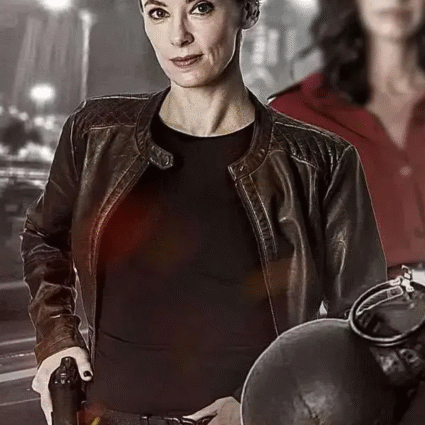 Hostile Takeover Aimee Stolte Leather Jacket