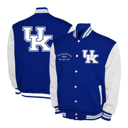 Kentucky Wildcats Royal and White Varsity Fleece Jackets