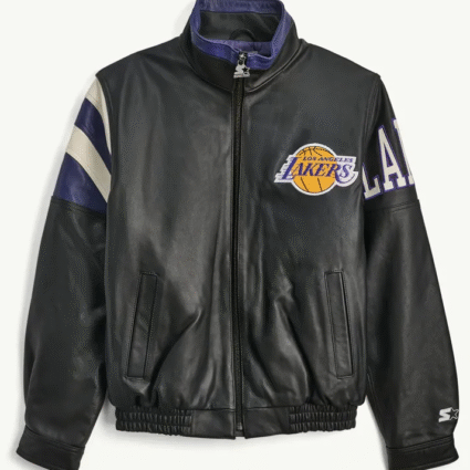 Los Angeles Lakers Retro Leather Jacket