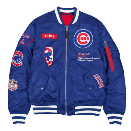 MLB Chicago Cubs Royal Bomber Jacket
