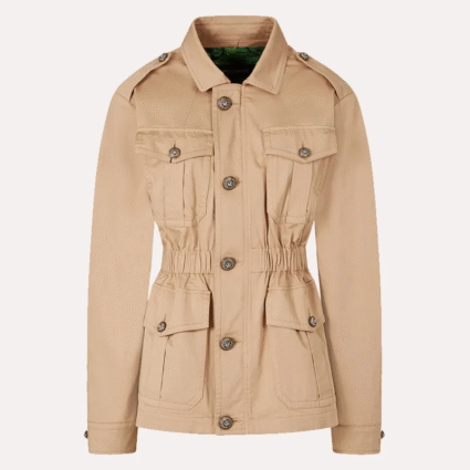 Melania Trump Texas Beige Cotton Jacket