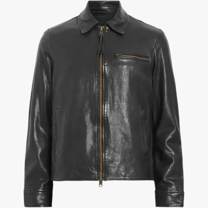 Mens Leather Miller Jacket