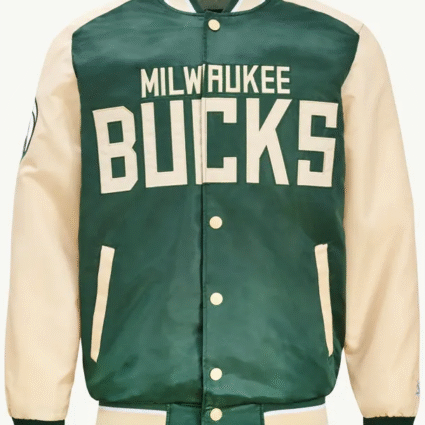 Milwaukee Bucks Varsity Satin Jacket