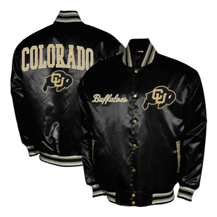 NCAA College Franchise Club Colorado Buffaloes Satin Jackets