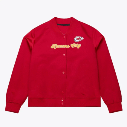 NFL Vintage Kansas City Chiefs Red Satin Jacket