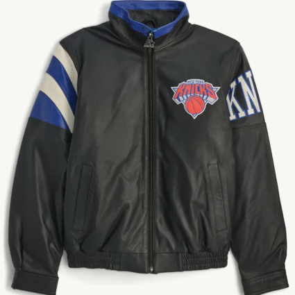New York Knicks Retro Leather Jacket