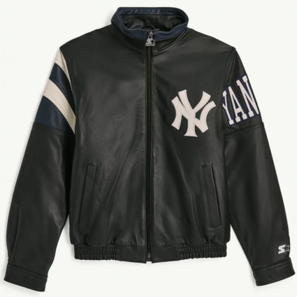 New York Yankees Retro Leather Jacket