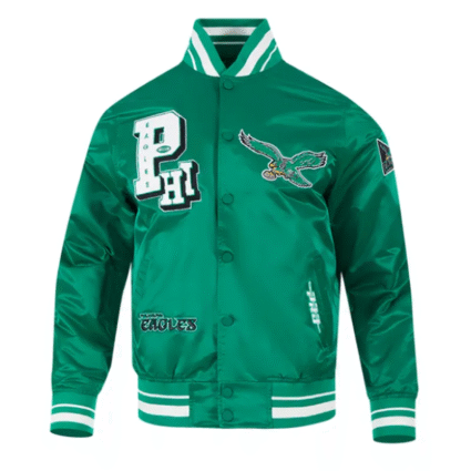 Philadelphia Eagles Best of Classic Rib Satin Jacket