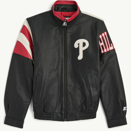 Philadelphia Phillies Retro Leather Jacket