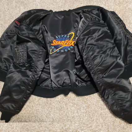 Super Nintendo Star Fox Super Weekend Competition 1993 Jacket