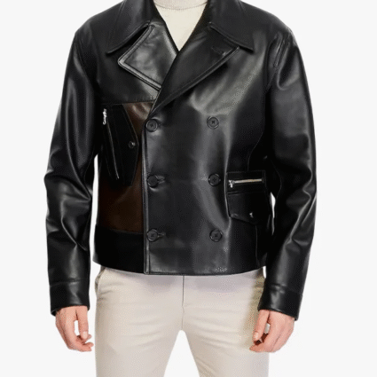 Terrence Black Leather Jacket