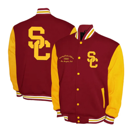 USC Trojans Cardinal and Gold Varsity Jackets