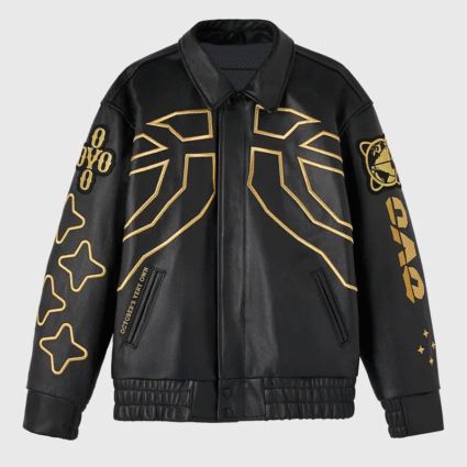 Black NBA One Game International Varsity Jacket
