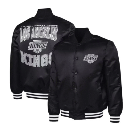 Black NHL Los Angeles Kings Adaptive Bold Logo Jacket