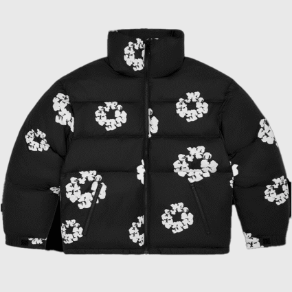 Denim Tears Black Puffer Jacket