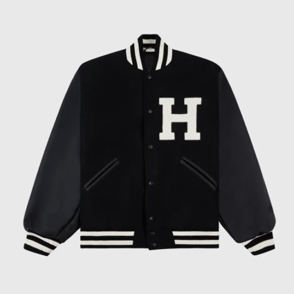 Harvard University Black Varsity Jacket