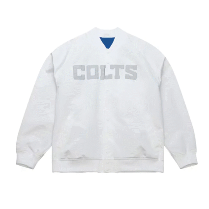 Indianapolis Colts Double Clutch White Jacket