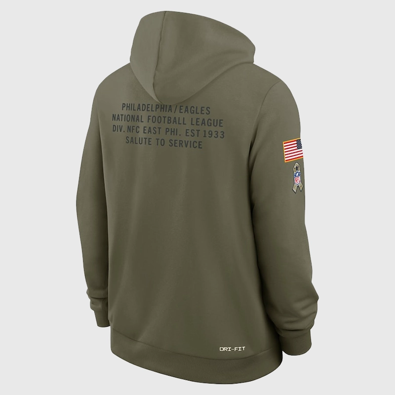 Jordan Mailata Philadelphia Eagles 2025 Salute To Service Hoodie - Image 2