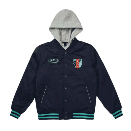 KC Current Hooded Bomber Jacket