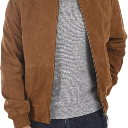 Men's Goatskin Suede Leather Jacket