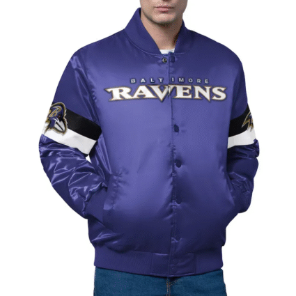 NBA Starter Baltimore Ravens Triple Option Jacket