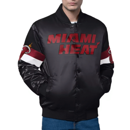 NBA Starter Miami Heat Triple Option Jacket