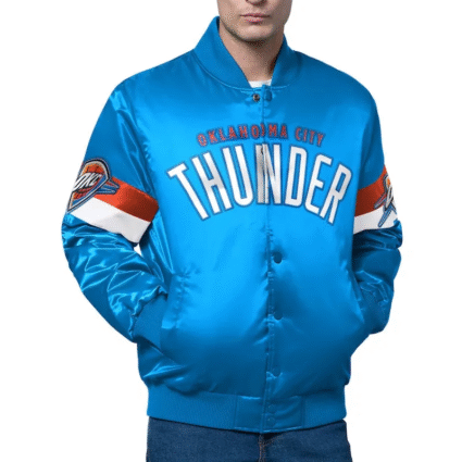 NBA Starter Oklahoma City Thunder Triple Option Jacket
