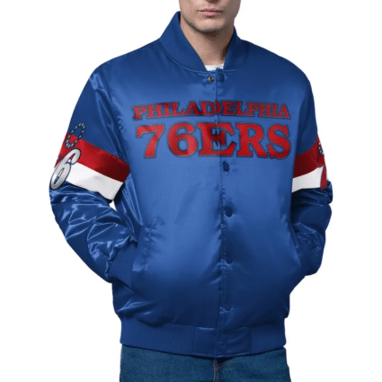 NBA Starter Philadelphia 76ers Triple Option Jacket