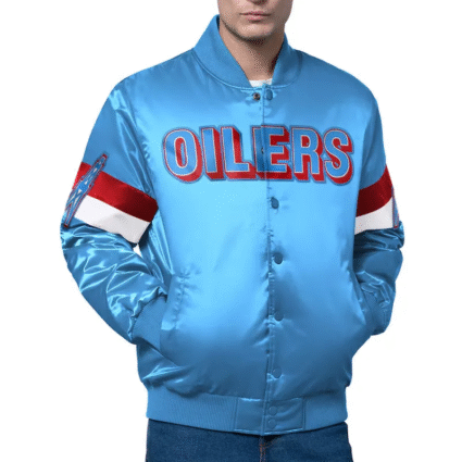 NFL Starter Houston Oilers Triple Option Jacket