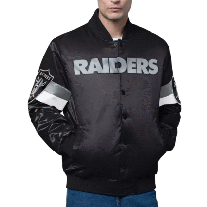 NFL Starter Las Vegas Raiders Triple Option Jacket