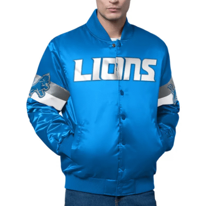NFL Starters Detroit Lions Triple Option Jacket