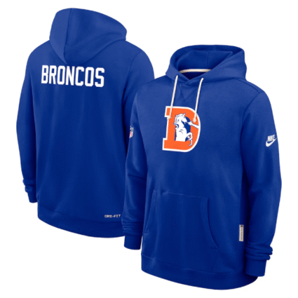 Nike Denver Broncos Sideline Hoodie Blue