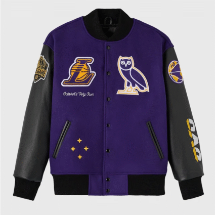 OVO Los Angeles Lakers Varsity Jacket