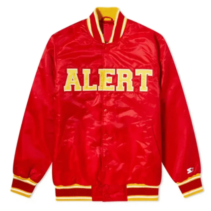 Red Starter Vee Friends Alert Ape Jacket with Logo