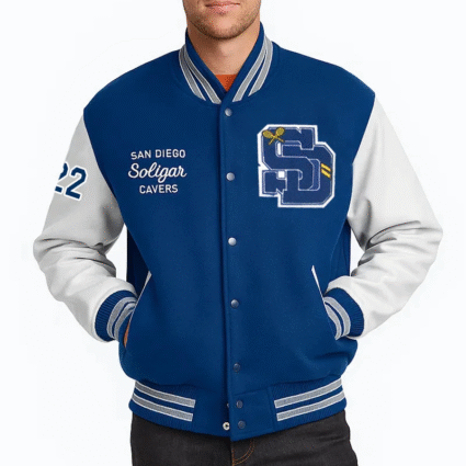 San Diego High School Blue and White Varsity Jacket
