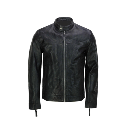 Semi-Aniline Leather Jacket