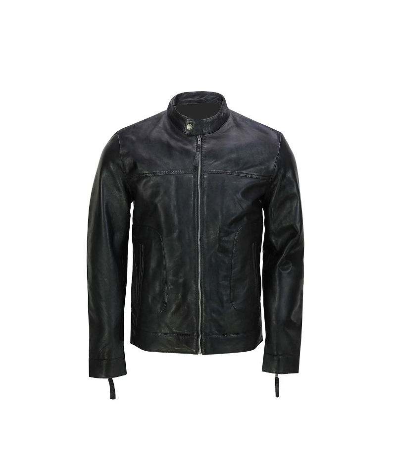Semi-Aniline Leather Jacket