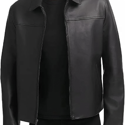 Shirt Collars Leather Jacket