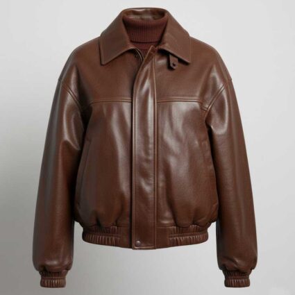 Taylor-Swift-Brown-Leather-Jacket