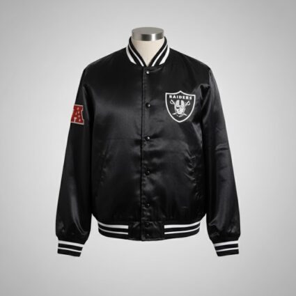 Tom Brady Las Vegas Raider Satin Jacket