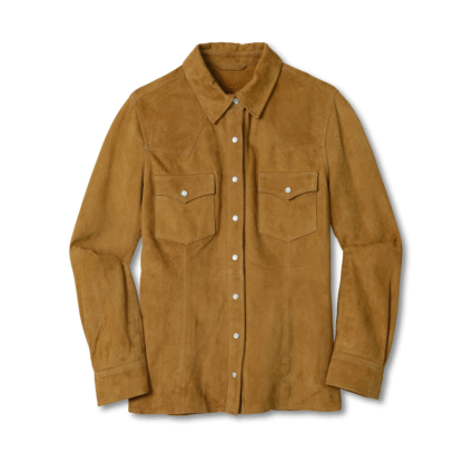 Womens Lightweight Suede Ranch Shirt